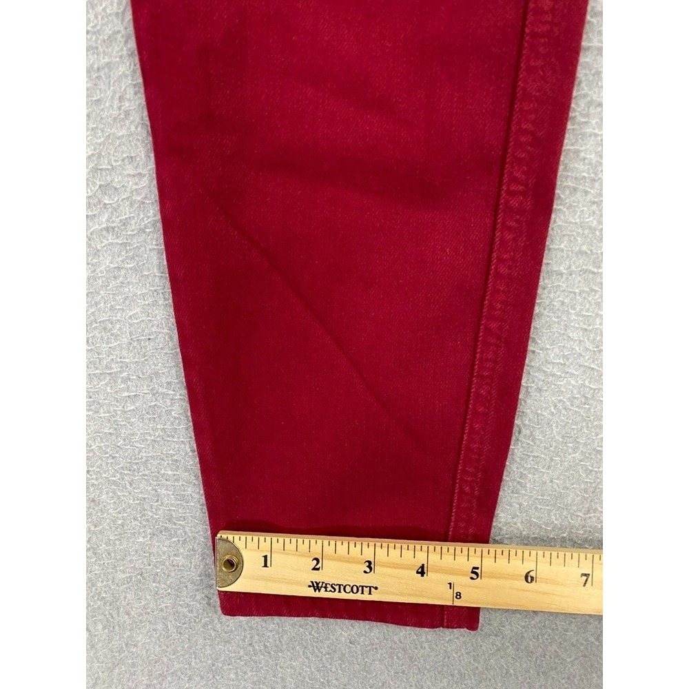 Judy Blue Jeans‎ Womens Size 11/30 Red Skinny Fit High Waist Tummy Control NWT - Picture 5 of 12
